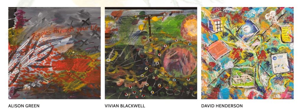 Screenshot of the artwork on the new website